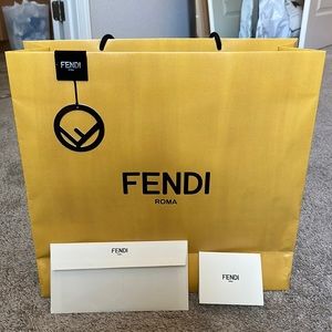 Fendi shopping bag + stationary
